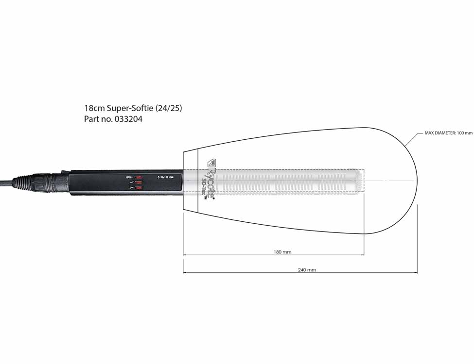 RYCOTE super-softie, 18cm 24/25mm