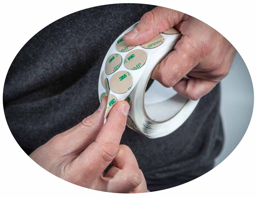 RYCOTE stickies, 500 pieces roll