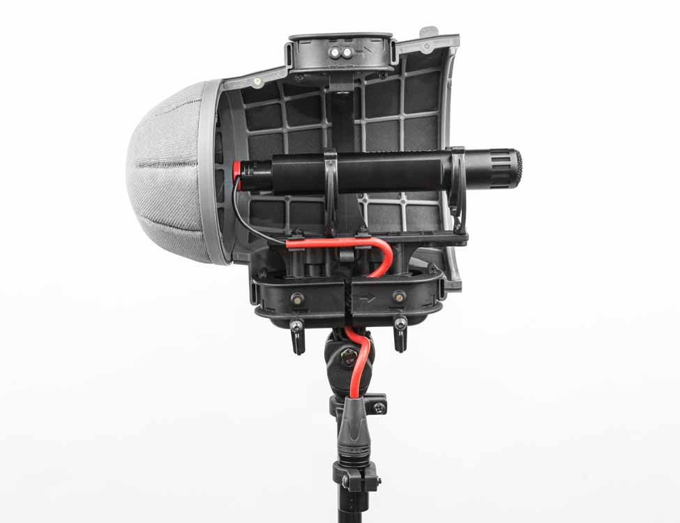 RYCOTE Cyclone mono windshield kit, small, XLR