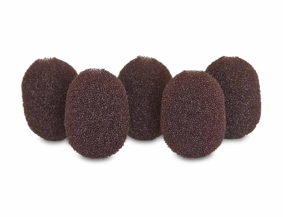 RYCOTE lavalier foam, brown