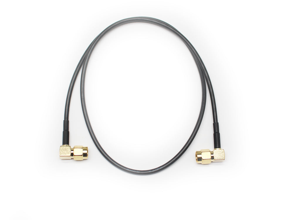 AUDIOSENSE antenna cable, SMA 90° / SMA 90°, 50cm