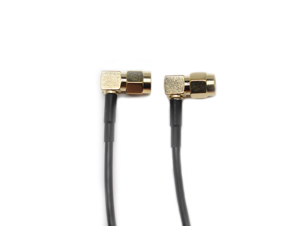 AUDIOSENSE antenna cable, SMA 90° / SMA 90°, 50cm