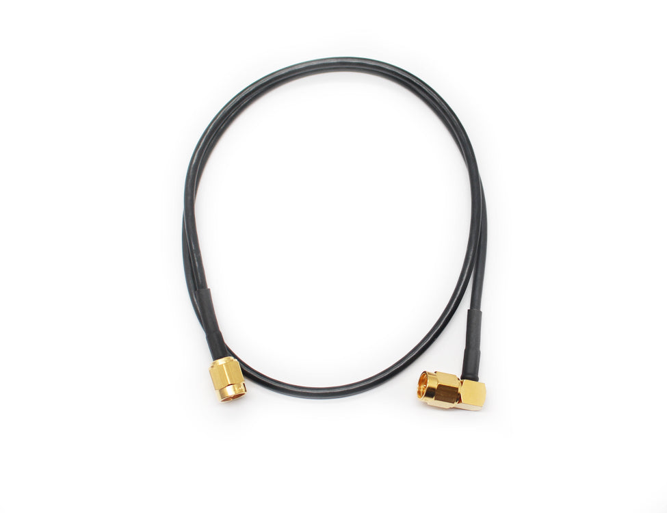 AUDIOSENSE antenna cable, SMA / SMA 90°, 50cm