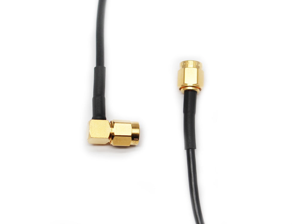 AUDIOSENSE antenna cable, SMA / SMA 90°, 50cm