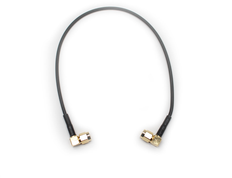 AUDIOSENSE antenna cable, SMA 90° / SMA 90°, 30cm