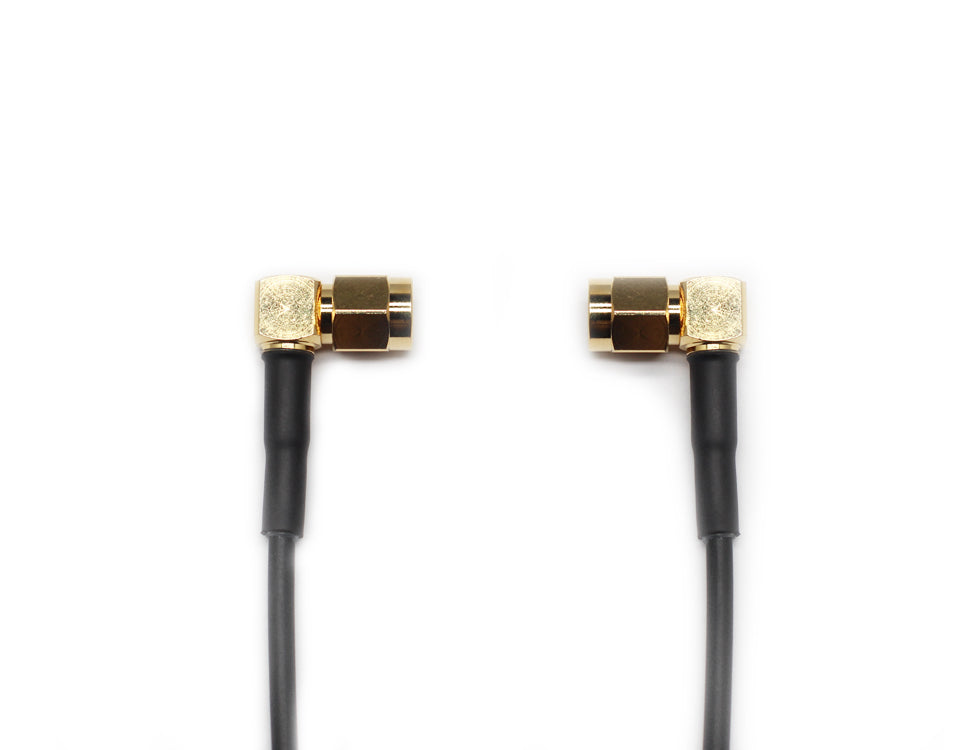 AUDIOSENSE antenna cable, SMA 90° / SMA 90°, 30cm