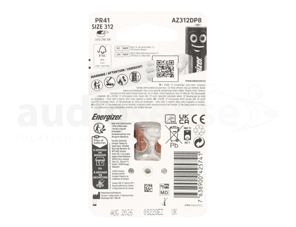 ENERGIZER size 312
