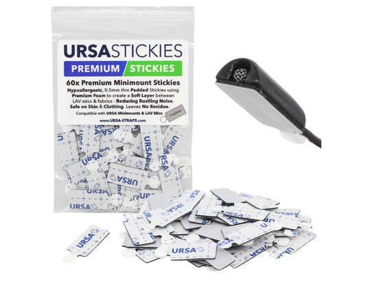 URSA STRAPS Premium MiniMount Stickies, 60 pieces