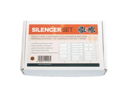 HIDE-A-MIC Silencer Set, brown