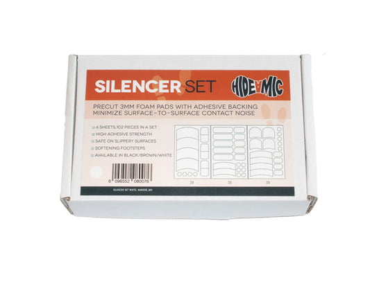 HIDE-A-MIC Silencer Set, white