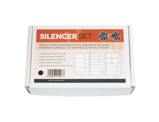HIDE-A-MIC Silencer Set, black