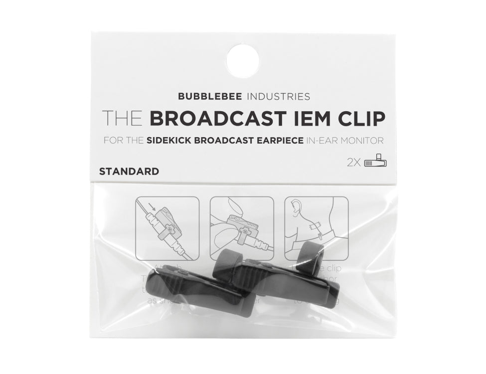 BUBBLEBEE INDUSTRIES The Sidekick Broadcast IEM clip, standard