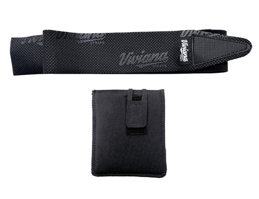 VIVIANA belt & pouch for drummers' IEM bodypack receiver, black