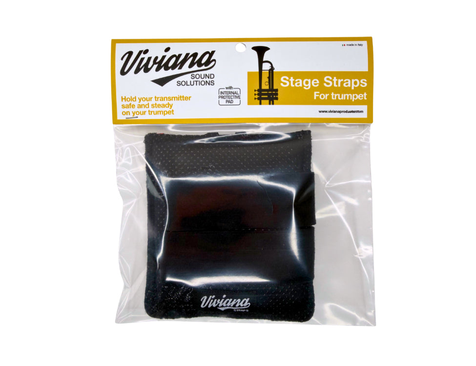VIVIANA trumpet strap with pouch, black