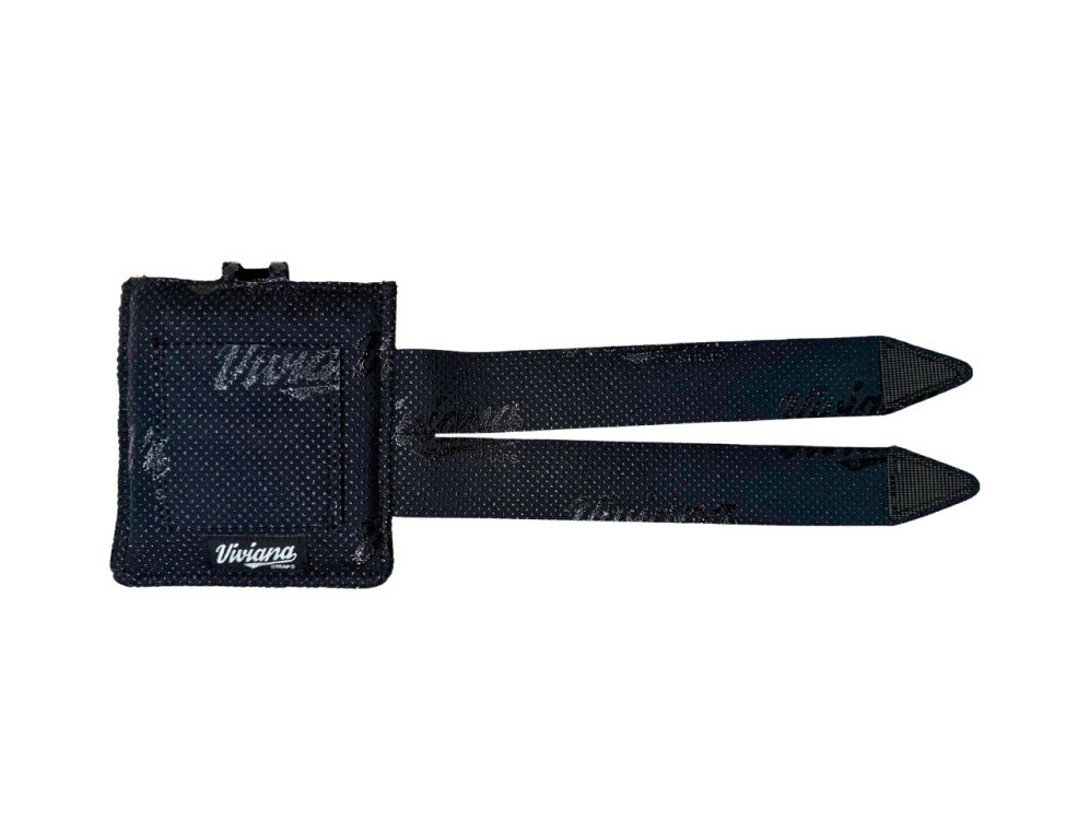 VIVIANA saxophone strap with pouch, black