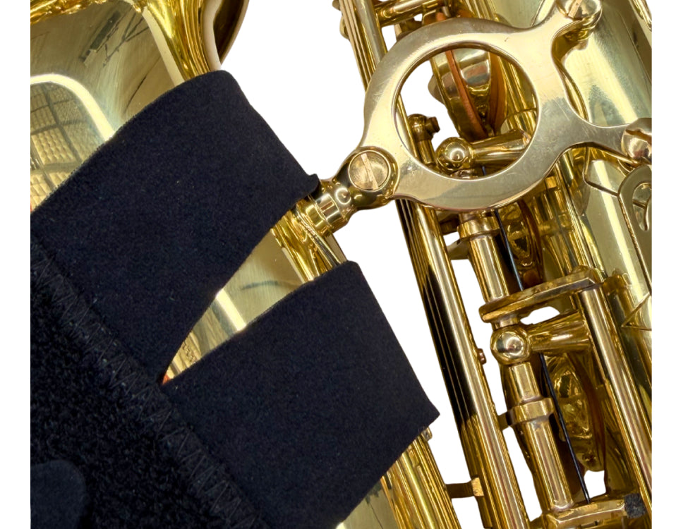 VIVIANA saxophone strap with pouch, black