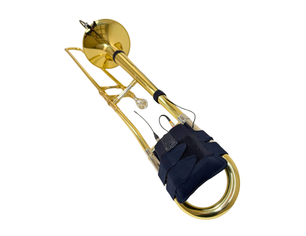 VIVIANA trombone strap with pouch, black