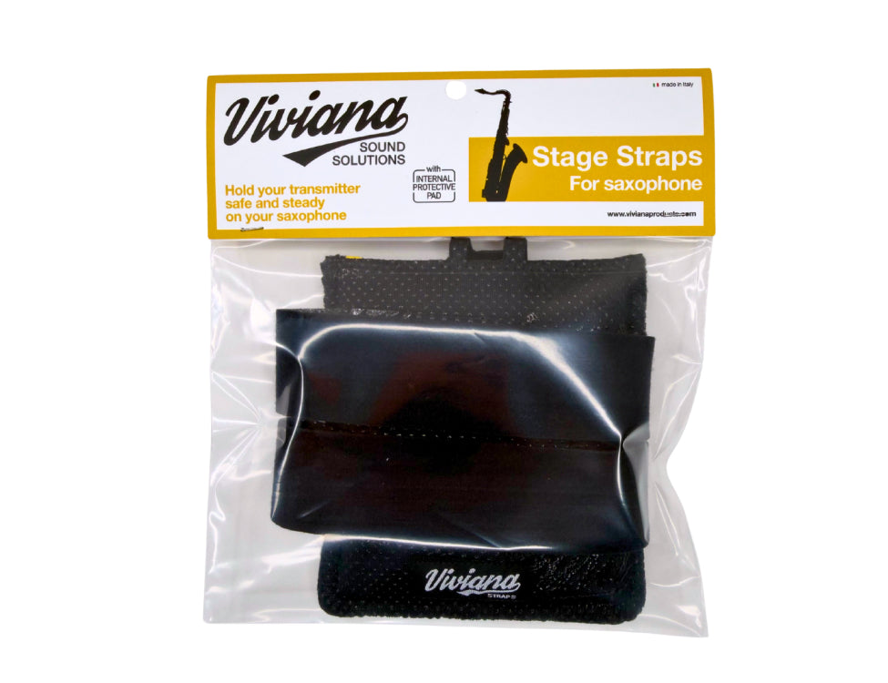 VIVIANA saxophone strap with pouch, black