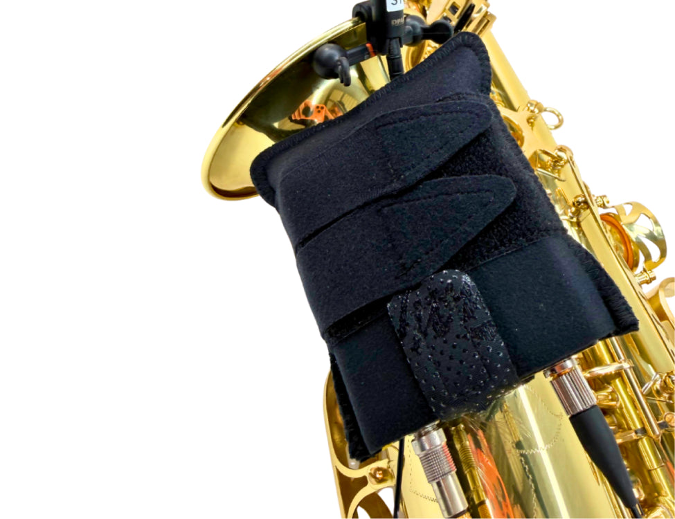 VIVIANA saxophone strap with pouch, black