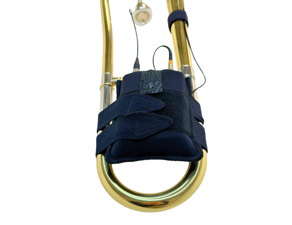 VIVIANA trombone strap with pouch, black