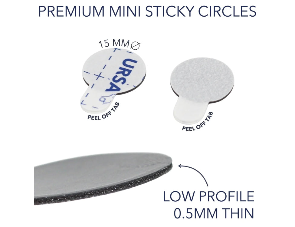URSA STRAPS mini sticky circles, premium