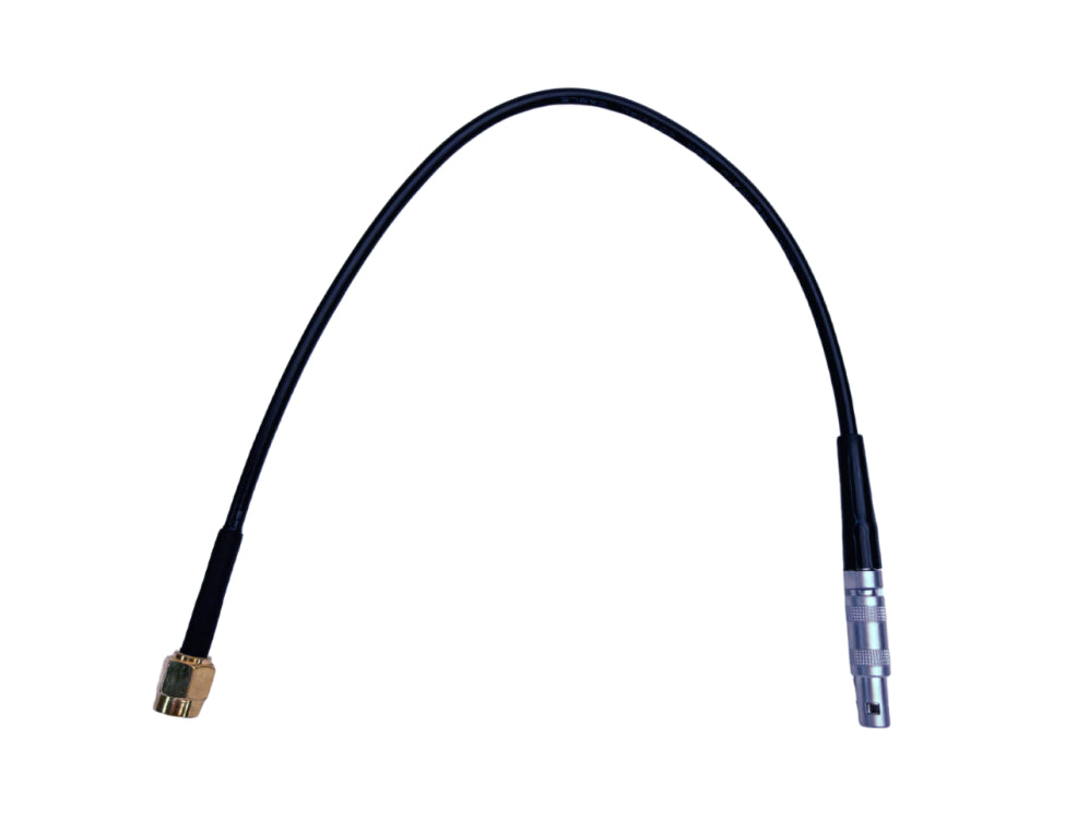 VIVIANA Pebble to transmitter cable, SMA / Lemo 1p, 25cm