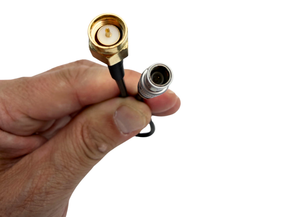 VIVIANA Pebble to transmitter cable, SMA / Lemo 1p, 25cm