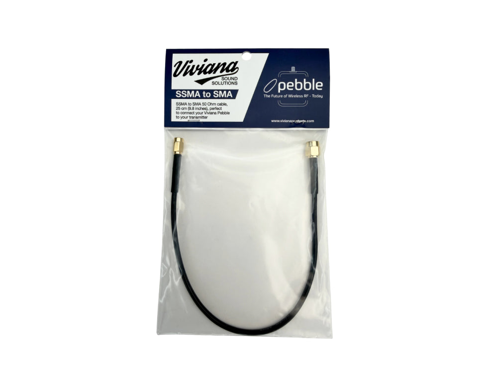 VIVIANA Pebble to transmitter cable, SMA / SSMA, 25cm