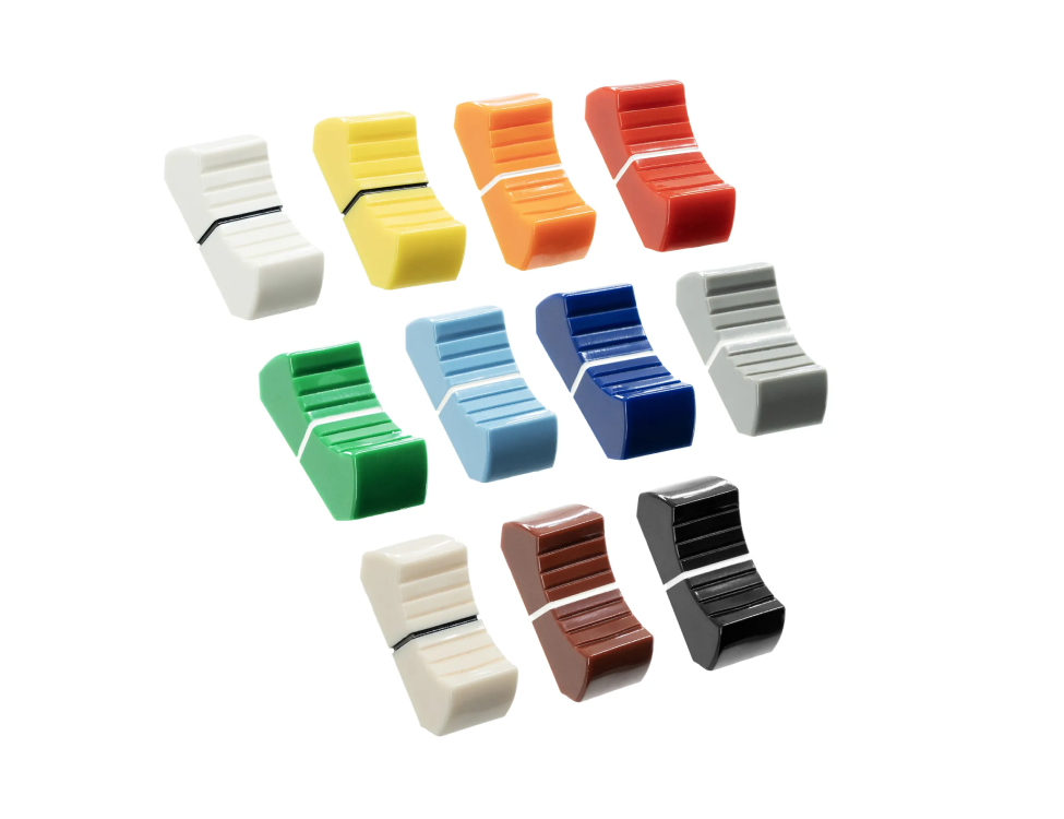 VDB FCS fader knob kit, color, 12 pcs