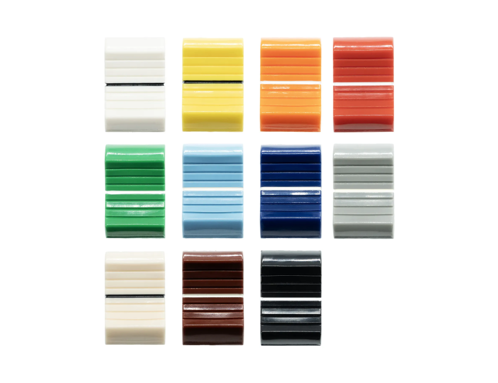 VDB FCS fader knob kit, color, 12 pcs