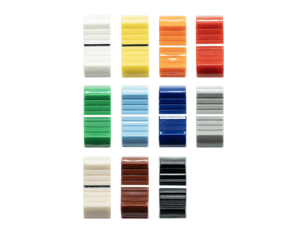 VDB FCS fader knob kit, color, 12 pcs