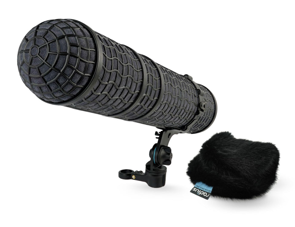 RADIUS WINDSHIELDS Mini-ALTO 410 kit, black fur, no cable