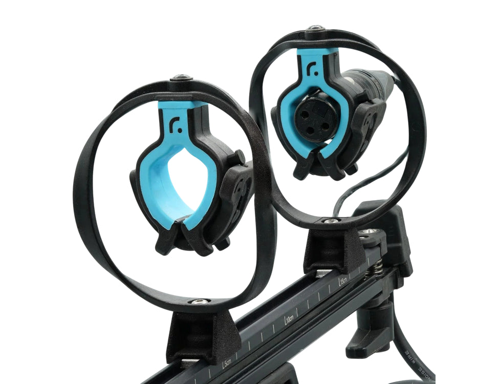 RADIUS WINDSHIELDS RAD hoop adapters, pair, for Rode Blimp