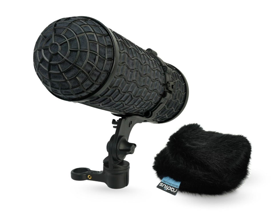 RADIUS WINDSHIELDS Mini-ALTO 250 kit, black fur, no cable