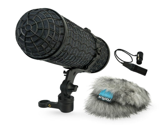 RADIUS WINDSHIELDS Mini-ALTO 250 kit, grey fur, incl. cable