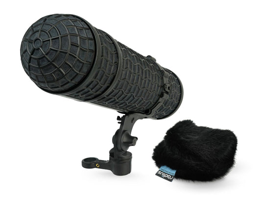 RADIUS WINDSHIELDS Mini-ALTO 300 kit, black fur, no cable