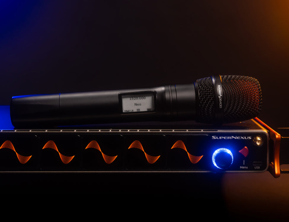 SOUND DEVICES A20-HH CD1 foam, orange