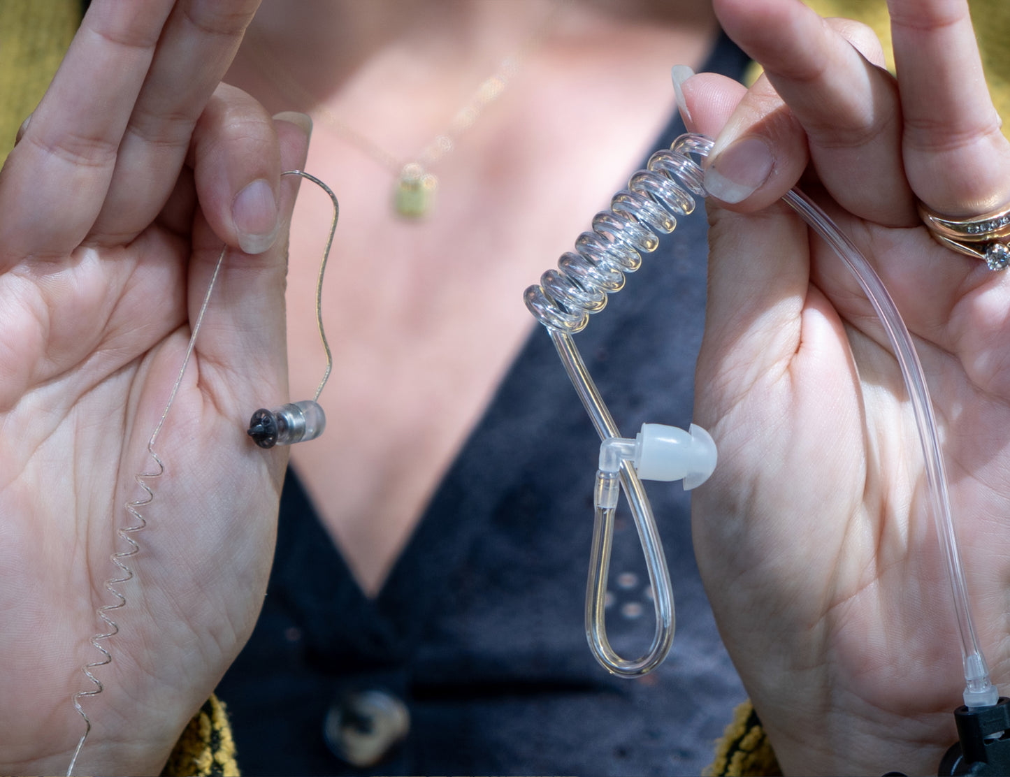 BUBBLEBEE INDUSTRIES The Sidekick 3 Broadcast in-ear monitor, mono, curly cable