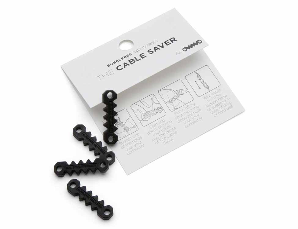 BUBBLEBEE INDUSTRIES Lav Cable Saver, black