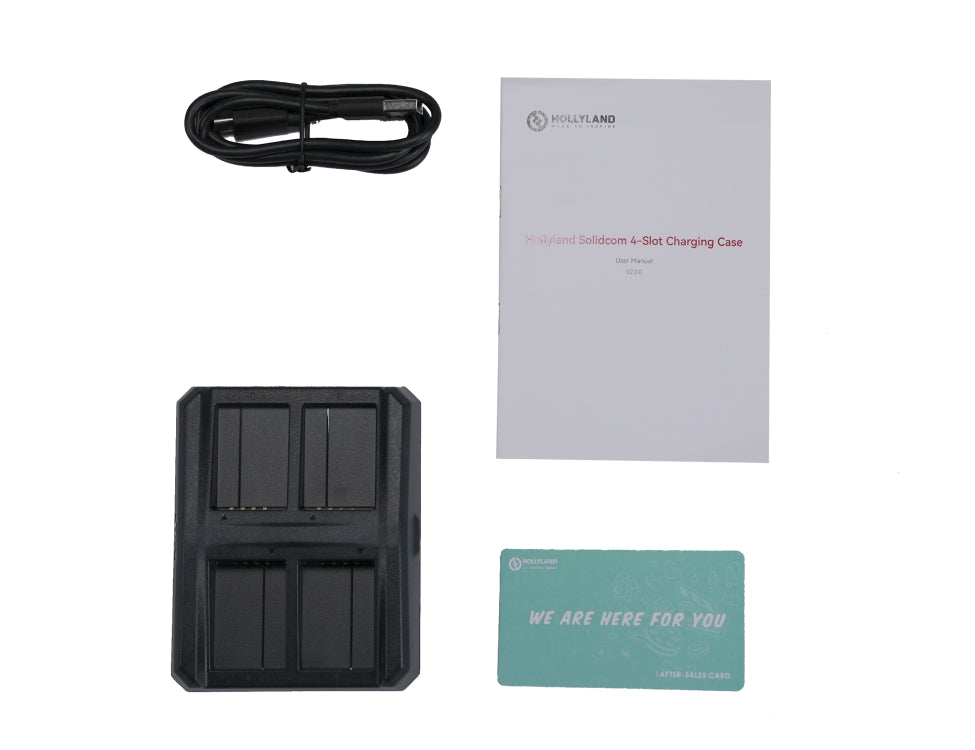 HOLLYLAND Solidcom C1 Pro 4-slot charging case