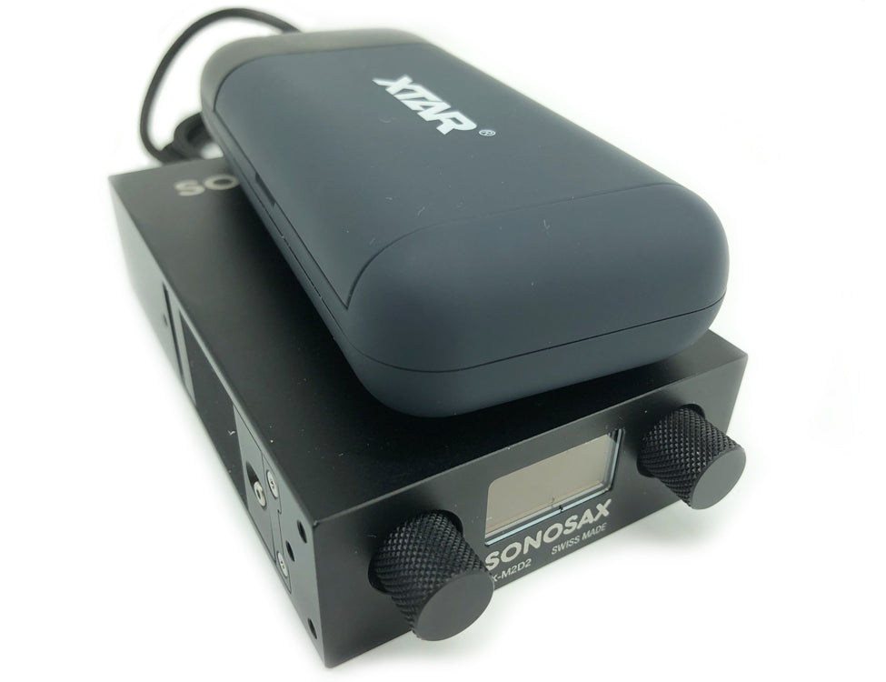 SONOSAX SX-M2D2 dual battery charger with powerbank function