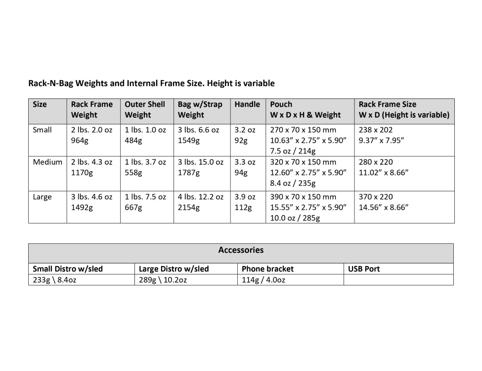 FILM DEVICES Rack-N-Bag Versa, medium