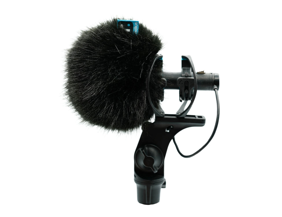 RADIUS WINDSHIELDS foam, Mushroom, 5cm 19/22mm, with fur