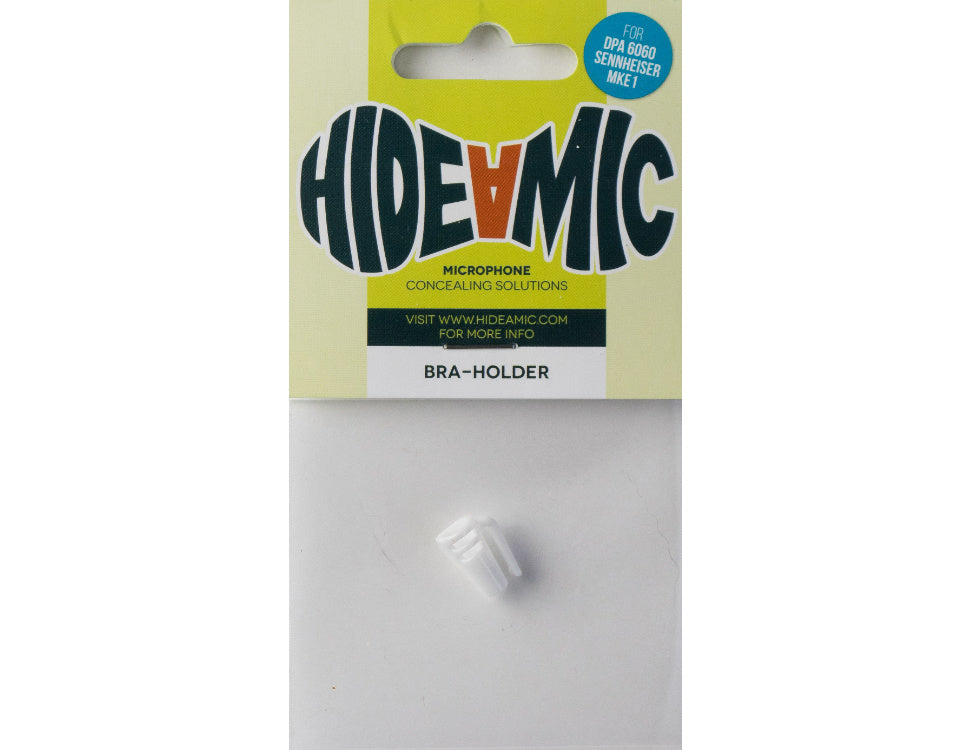 HIDE-A-MIC bra-holder DPA 6060 / Sennheiser MKE1, white