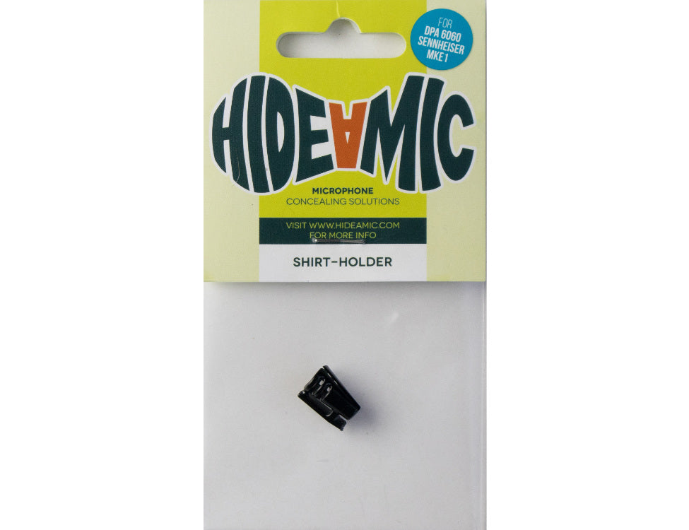 HIDE-A-MIC shirt-holder DPA 6060 / Sennheiser MKE1, black