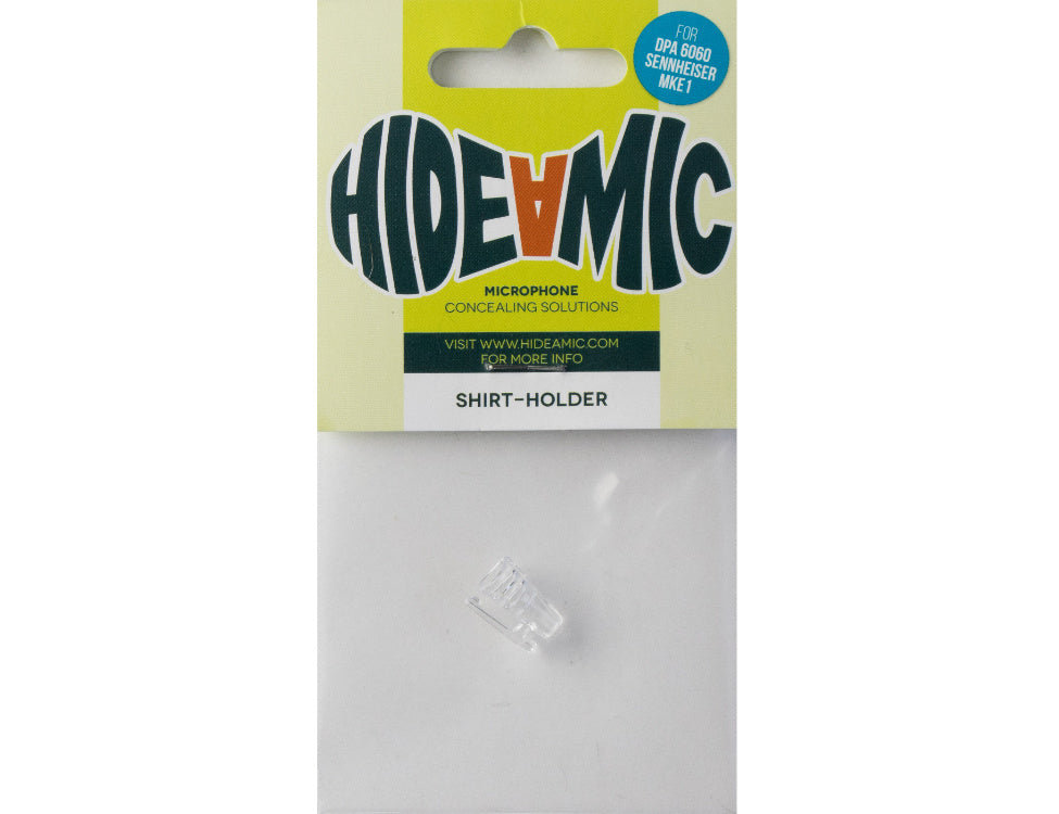 HIDE-A-MIC shirt-holder DPA 6060 / Sennheiser MKE1, transparent