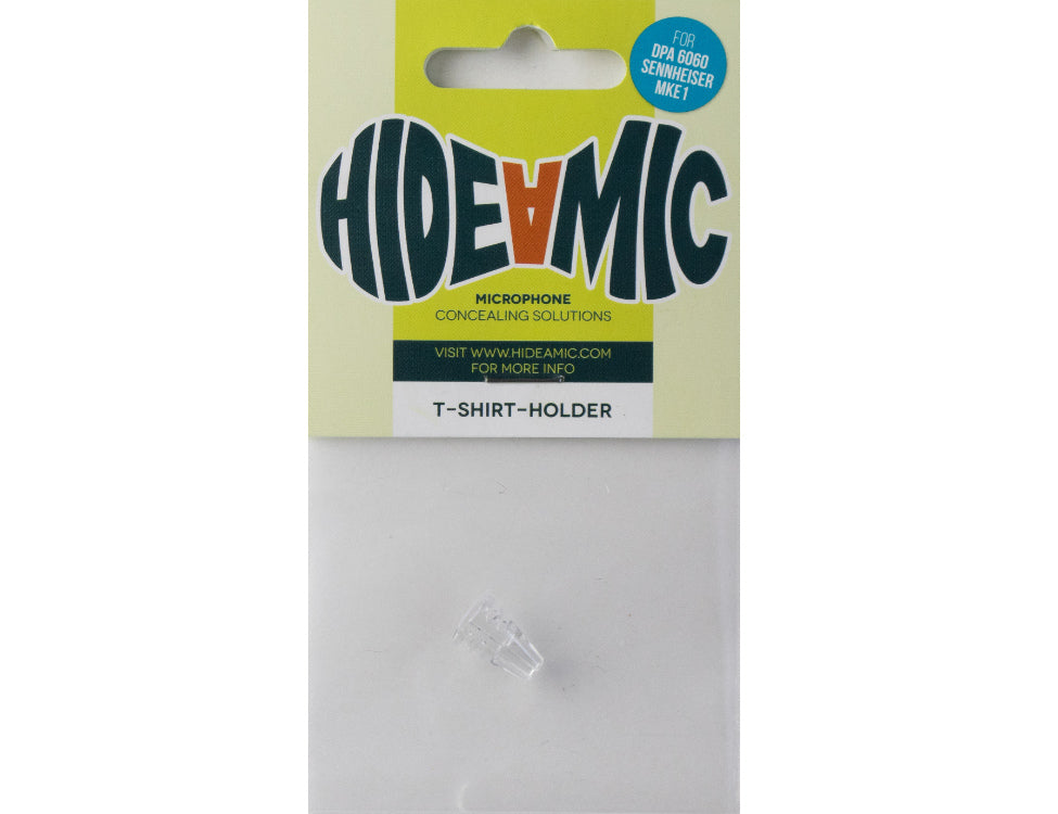 HIDE-A-MIC T-shirt-holder DPA 6060 / Sennheiser MKE1, transparent