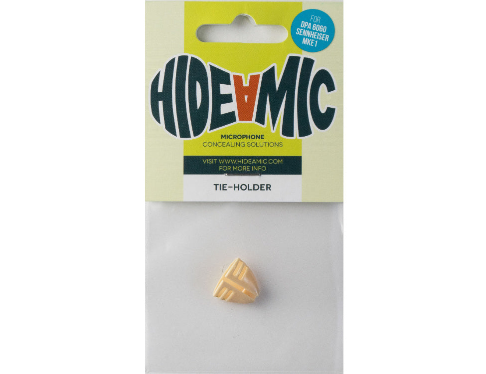 HIDE-A-MIC tie-holder DPA 6060 / Sennheiser MKE1, beige