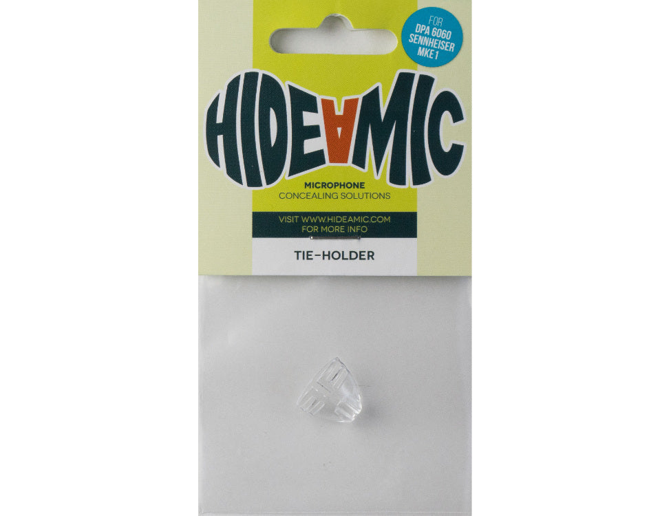 HIDE-A-MIC tie-holder DPA 6060 / Sennheiser MKE1, transparent