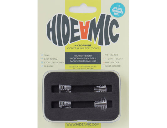 HIDE-A-MIC set of 4 holders DPA 6060 / Sennheiser MKE1, transparent